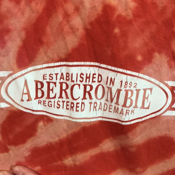 Abercrombie & Fitch Crop Tie-dye Tee Shirt - Picture 5 of 5